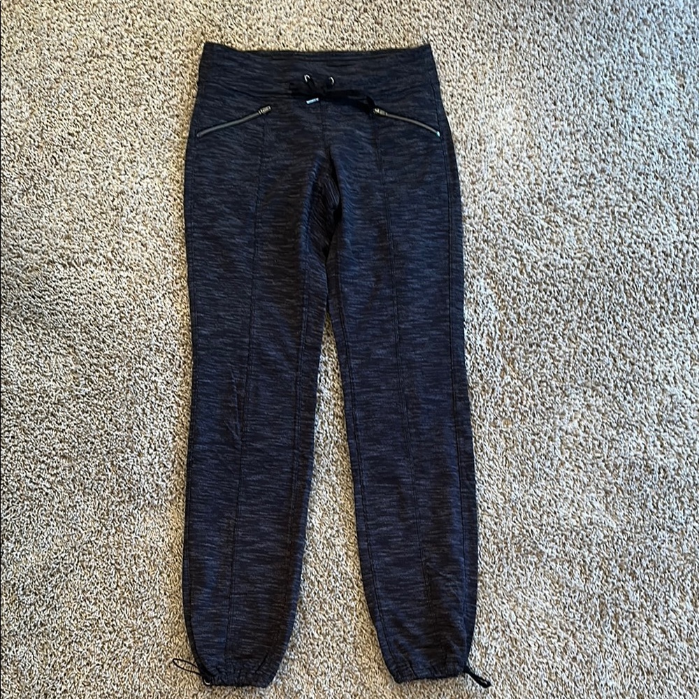 Athleta Black Jogger Sweatpants with Elastic Cuffs